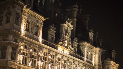 L'Hôtel de ville de Paris (4e arrondissement), le 7 mars 2022. (CAMILLE CIER / HANS LUCAS)