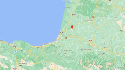 Les douanes de Dax&nbsp;(Landes) ont intercepté près de 780 kg de résine de&nbsp;cannabis&nbsp;dans un camion en provenance d'Espagne, le 18 juin 2021. (GOOGLE MAPS)