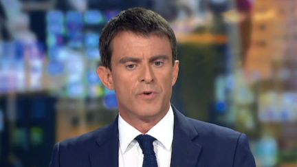 &nbsp; (Manuel Valls sur France 2 ce mardi soir © Capture d'écran/France 2)