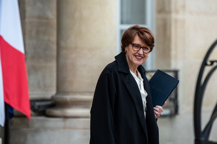 Annie Genevard, le 27 novembre 2024 à Paris. (ANDREA SAVORANI NERI / AFP)