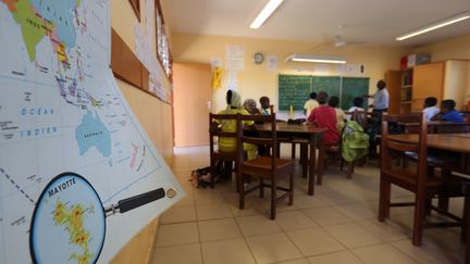 L'école élémentaire de Sada à Mayotte, le 26 mars 2013.&nbsp; (RICHARD BOUHET / AFP)