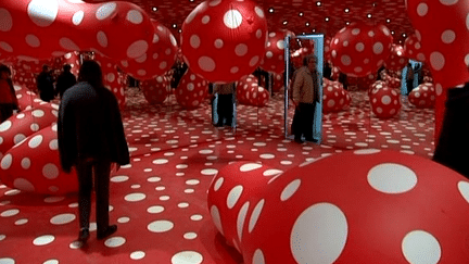 La salle dédiée à l'artiste japonaise Yayoi Kusama
 (France3 / Culturebox)