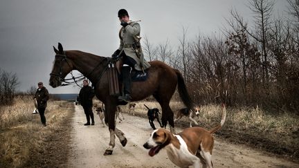 Chasse à courre (photo d'illustration). (JEFF PACHOUD / AFP)