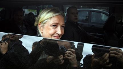 Marine Le Pen, le 6 septembre 2011 à Paris. (PATRICK KOVARIK / AFP)