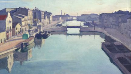 Sète, le canal de Beaucaire, Albert Marquiet - 1924, huile sur toile, (Legs de M. Georges Grammont à l’Etat français pour dépôt au musée de l’Annonciade, Saint-Tropez en 1959)