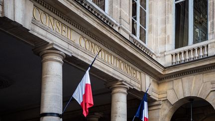 Le Conseil constitutionnel, Paris, le 4 avril 2023. (CARINE SCHMITT / HANS LUCAS / AFP)