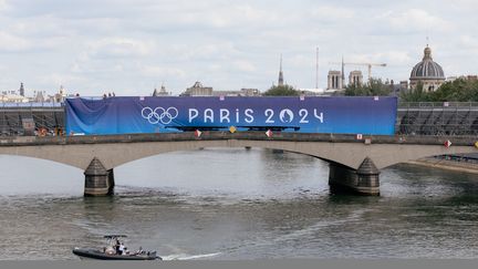 La Seine, le 24 juillet 2024, à Paris. (MAXPPP)