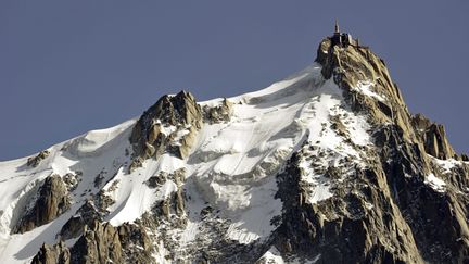 &nbsp; (Les corps ont été découverts sur les pentes de l'aiguille du Midi, côté Chamonix © Maxppp)