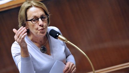 Marylise Lebranchu, la ministre de la D&eacute;centralisation et de la Fonction publique, le 13 novembre 2012 &agrave; l'Assembl&eacute;e nationale, &agrave; Paris.&nbsp; (MEHDI FEDOUACH / AFP)