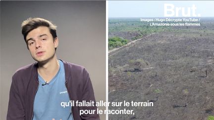 Pour son documentaire "L'Amazonie sous les flammes", le youtubeur est parti enquêter sur les vraies causes des incendies qui ravagent la forêt brésilienne. Voilà ce qu'il a appris.