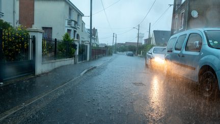 Storms in Orléans (Loiret), June 18, 2023. (ROMAIN GAUTIER / HANS LUCAS / AFP)