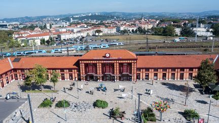 La gare de Saint-Etienne Chateaucreux (Loire), le 23 septembre 2021. (ARNAUD PAILLARD / HANS LUCAS / AFP)