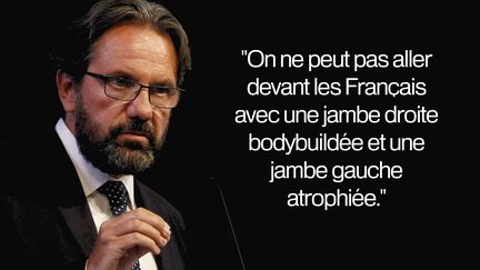 Frédéric Lefebvre reproche à Nicolas Sarkozy un virage droitier, le 26 janvier 2016, dans le JDD. (CITIZENSIDE / FRANÇOIS LOOCK / AFP)