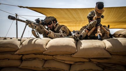 Un groupe de snipeurs du 8e RPIMA en opération, en 2016. (Caporal-chef de première classe Guillaume C. / armée de Terre)