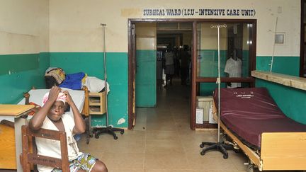 Dans la ville de Bong (centre du Liberia), le deuxième hôpital du pays manque de tout, ou presque (photo prise le 27 mai 2019). (ZOOM DOSSO / AFP)