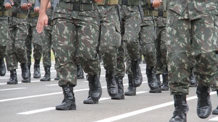 Parade&nbsp;militaire. Une-deux, une-deux !&nbsp; (JOSE FERNANDO OGURA/CURITIBA/BRAZIL / MOMENT RF / GETTY IMAGES)