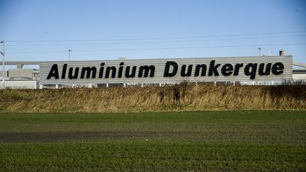 Le site d'Aluminium Dunkerque (Nord), le 15 janvier 2024. (MAGALI COHEN / HANS LUCAS / AFP)