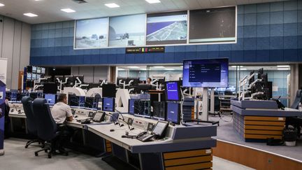 Le site de la direction générale de l'Armement (DGA) à Biscarosse (Landes), le 30 septembre 2022. (THIBAUD MORITZ / AFP)