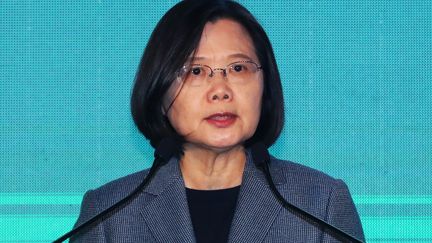 La présidente de Taïwan, Tsai Ing-wen, le 11 janvier 2020. (KOKI KATAOKA / YOMIURI)