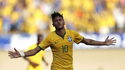 &nbsp; (Neymar, la star de la sélection brésilienne © Reuters/Ueslei Marcelino)