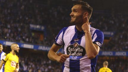 Lucas Perez, le nouvel attaquant d'Arsenal (M. MARRAS / ANADOLU AGENCY)