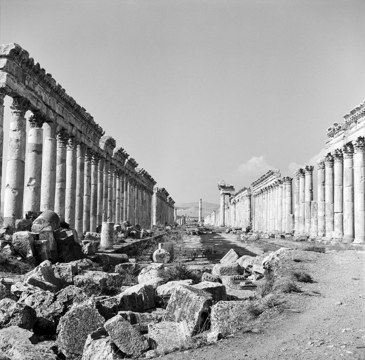 "Grande colonnade" de Palmyre en 2002 (Michel Eisenlohr)