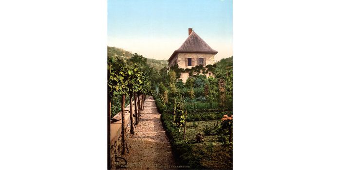 Les charmettes, maison de Jean-Jacques Rousseau près de Chambery, vers 1900
 (DR)