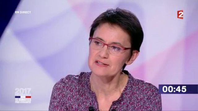 Présidentielle : revivez le passage de Nathalie Arthaud dans “15 minutes pour convaincre” sur France 2