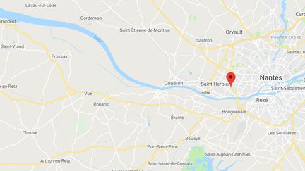 Les coups de feu ont été tirés à Saint-Herblain, à l'ouest de Nantes (Loire-Atlantique). (GOOGLE MAPS)