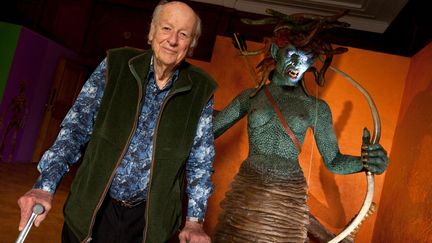 Ray Harryhausen au Mus&eacute;e du film de Londres, le 29 juin 2010.&nbsp; (MATT LLOYD / SIPA)