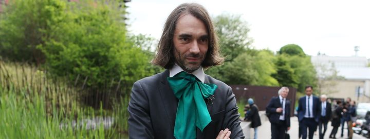 Cédric Villani, à Paris, le 13 mai 2017. (CHARLY TRIBALLEAU / AFP)