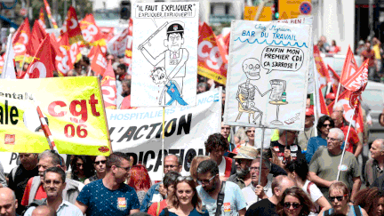 &nbsp; (Foule réunie à Nice contre la loi El Khomri © MaxPPP)