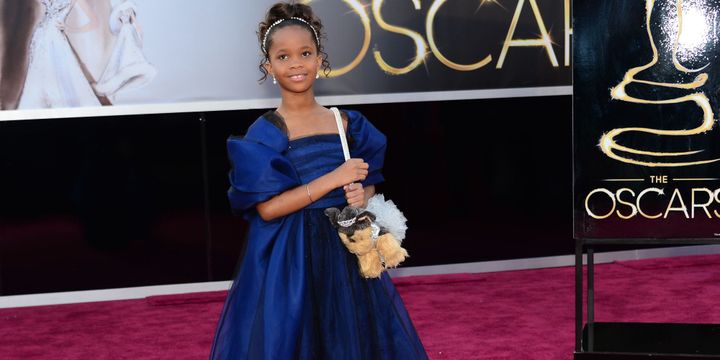 La jeune actrice Quvenzhané  Wallis à la 85e cérémonie des Oscars, le 22 février 2013
 (FREDERIC J. BROWN / AFP)