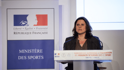 Roxana Maracineanu à la Convention nationale de prévention des violences sexuelles dans le sport