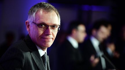 Carlos Tavares, président de PSA, le 23 février 2016, à Paris. (ERIC PIERMONT / AFP)