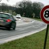 A Thionville (Moselle), sur une portion de route où la vitesse est limitée à 80 km/h, le 31 janvier 2018.&nbsp; (PIERRE HECKLER / MAXPPP)