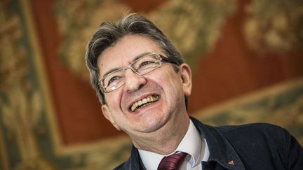 Jean-Luc Mélenchon, le 11 mars 2017 à Rome (Italie).&nbsp; (FRANCESCO FOTIA/AGF/SIPA)