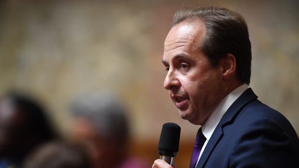 Le président des centristes de l'UDI, Jean-Christophe Lagarde, le 10 septembre 2019 à l'Assemblée nationale. (ERIC FEFERBERG / AFP)