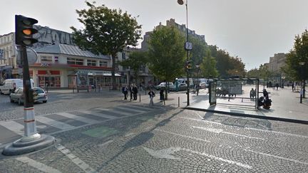 Le boulevard de M&eacute;nilmontant, &agrave; Paris, o&ugrave; un enfant roumain a &eacute;t&eacute; tu&eacute; apr&egrave;s avoir &eacute;t&eacute; percut&eacute; par une fourgonnette, mardi 4 ao&ucirc;t 2015. ( GOOGLE STREET VIEW)