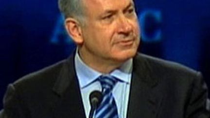 Le Premier ministre israélien Benjamin Netanyahu à Washington (23 mars 2010) (F2)