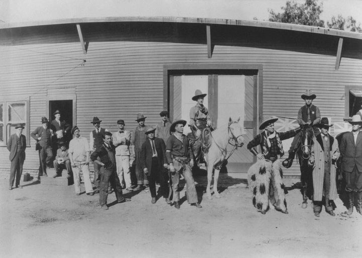 "The Squaw Man" de Cecil B. DeMille (1914), premier long métrage tourné à Hollywood
 (Kobal / The Picture Desk)