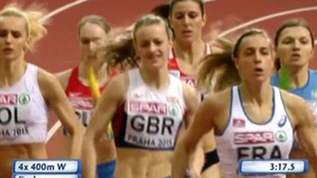 Video Les Françaises Sacrées Championnes Deurope Du Relais 4x400 M En Salle 6248