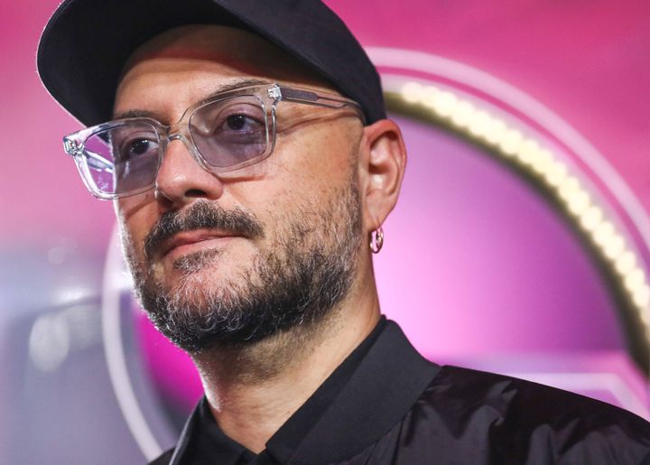 Le&nbsp;réalisateur russe&nbsp;Kirill Serebrennikov le 16 septebre 2021 à Moscou, à la cérémonie des GQ Men of the year Awards (ARTYOM GEODAKYAN / TASS/SIPA USA/S / SIPA USA)