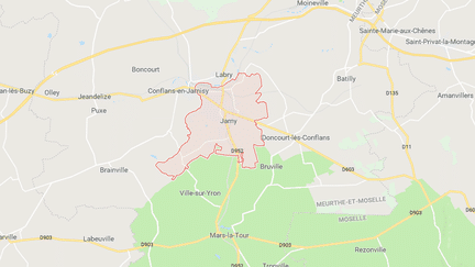 Un homme était lundi 6 août en état de mort cérébrale après avoir été poignardé à la gorge en intervenant dans une altercation entre un couple et une jeune femme à Jarny (Meurthe-et-Moselle). (GOOGLE MAPS)