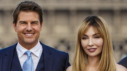 Tom Cruise et Alix Bénézech, photocall Mission : Impossible Fallout, Paris 12 juillet 2018
 (CHRISTOPHE PETIT TESSON/EFE/Newscom/MaxPPP)