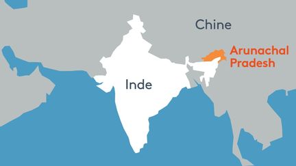 L'État de l'Arunachal Pradesh se trouve en Inde, mais à la frontière avec la Chine. (STÉPHANIE BERLU / RADIO FRANCE)