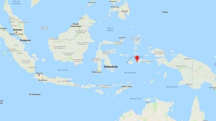 L'île d'Ambon, en Indonésie. (GOOGLE MAPS)