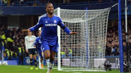 Didier Drogba, l'ancien attaquant de Chelsea, prend sa retraite à 40 ans. (GLYN KIRK / AFP)