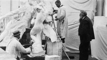 Auguste Rodin en 1896.
 (Archives-Zephyr / Leemage)