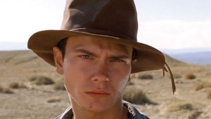 River Phoenix dans "Dark Blood", son dernier film inachevé en 1993, signé George Sluizer
 (DR)